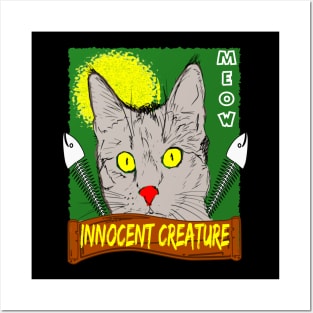 INNOCENT CAT Posters and Art